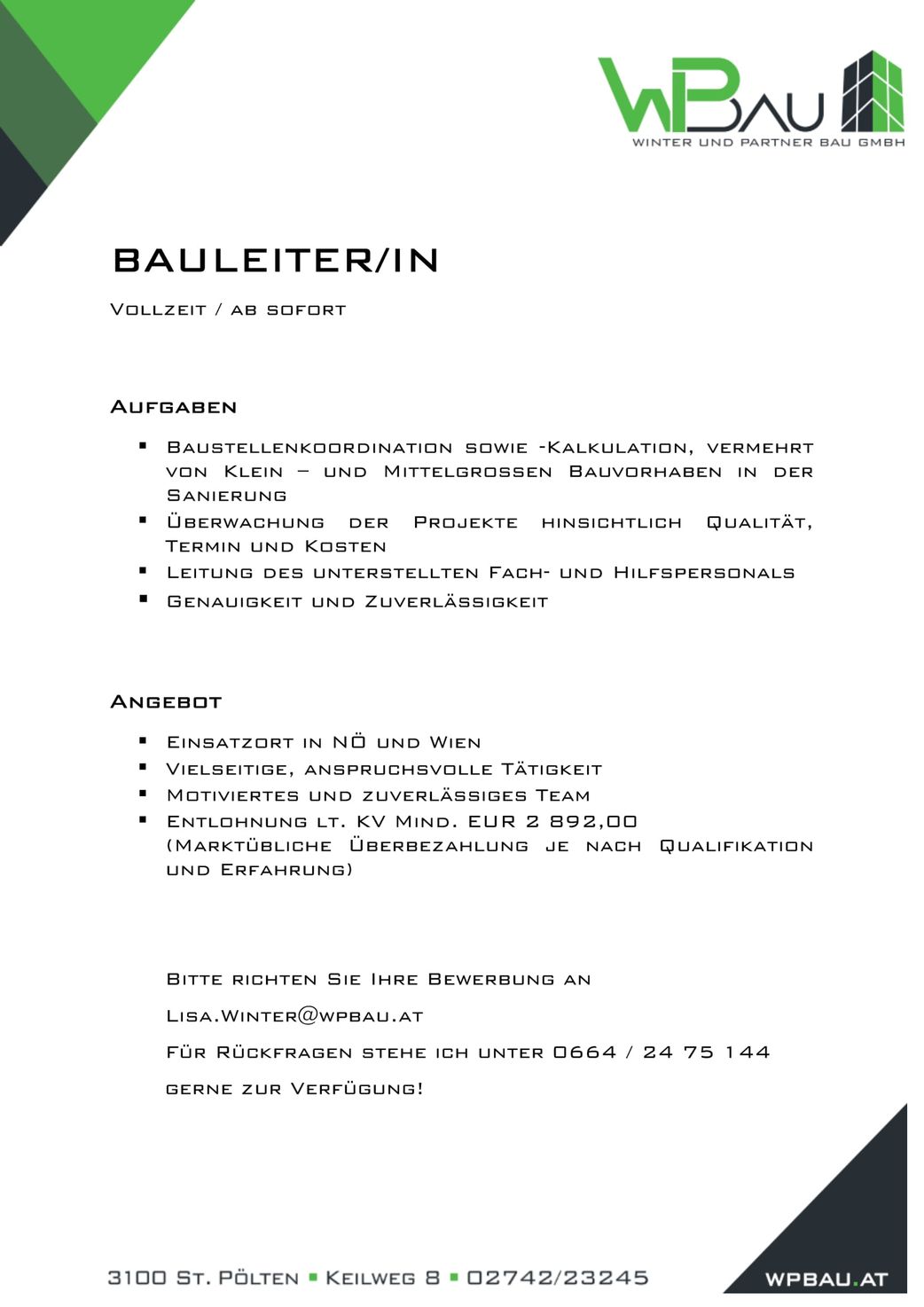 Winter und Partner Bau GmbH